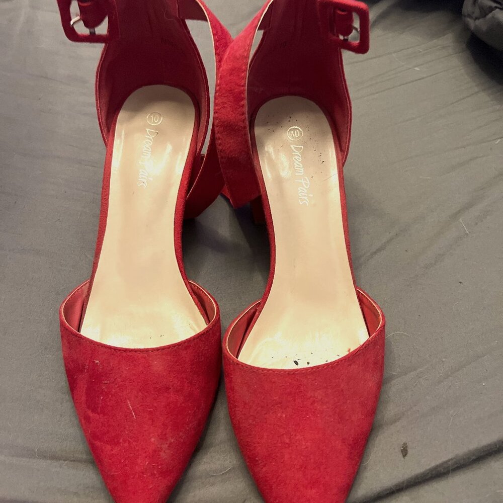 DREAM PAIRS Women's Low Heel Pump Shoes